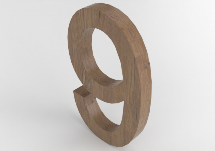 3D Prints - NOVE Verticale Rockwell - Numeri 3D - - ACCA...