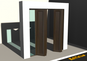 Carpinterías 3D - Clásica P[R] 2HP_SIM[2P]+1LUZLAT