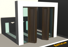 Carpinterías 3D - Clásica P[R] 2HP_SIM[2P]+2LUZLAT