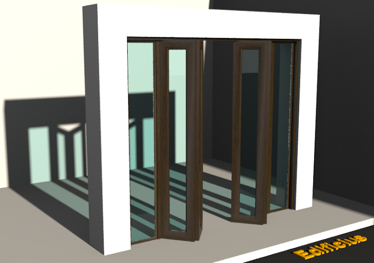 Carpinterías 3D - Clásica P[R] 2HP_SIM[2V]+2LUZLAT - ACCA...