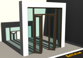 Infissi 3D - Classica P[R] 2AB_SIM[2V]+2FNCLC+1SPRLC