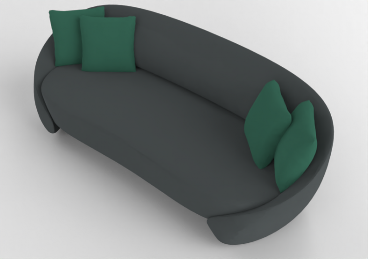 3D Sessel und Sofas - Sofa Curvy MCDesign 2024 - ACCA...