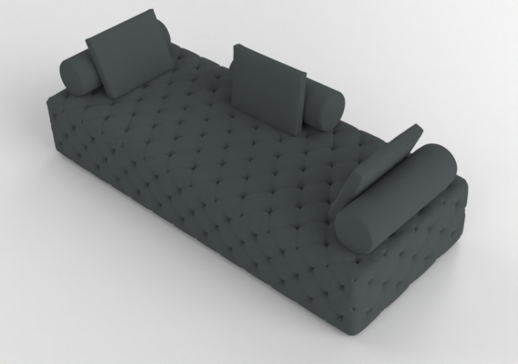Poltronas y Sofás 3D - Sofa Ambient in Pelle Scamosciata...