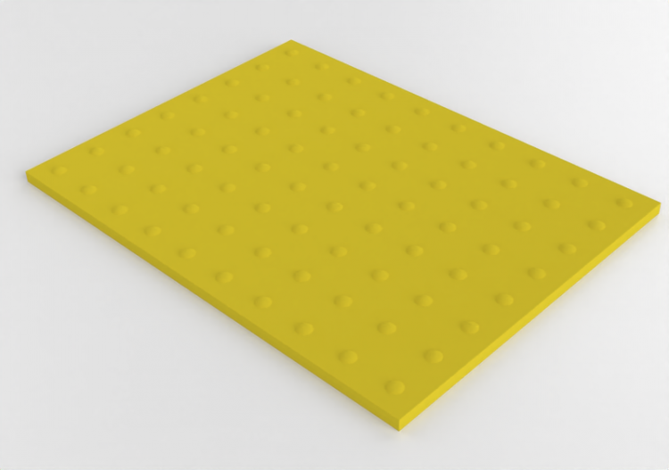 3D Signage - Percorso Tattile - Arresto Pericolo 80x60 -...