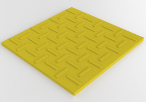 3D Signage - Percorso Tattile - Incrocio 60x60 - MCDesign 2024