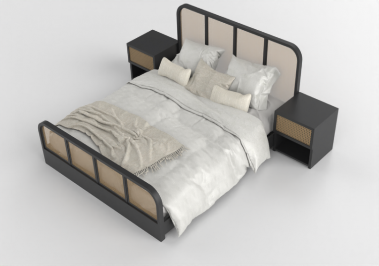 3D Beds - Letto Matrimoniale Completo MCDesign 2024 - ACCA...