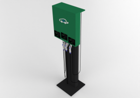 Colonna di Ricarica da 3 unità per Veicoli Elettrici - MCDesign 2024