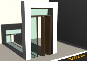 Infissi 3D - Classica P[R] 1AS[4P]+1FNCLC+1SPRLC