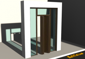 3D Tür/Fenster - Klassisch T[R] 1FT[4P]+2SL+1OBL