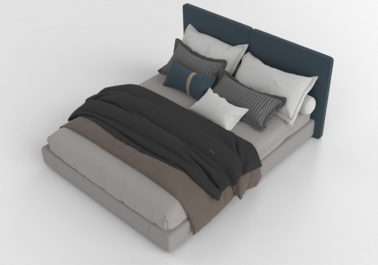 Camas 3D - Letto Matrimoniale #45 MCDesign 2024 - ACCA...