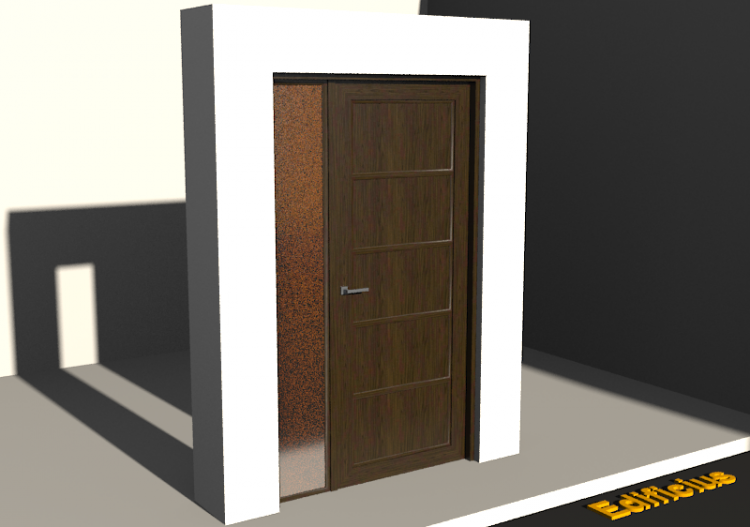 Esquadria 3D - Clássica I[R]1FB[T01]+1BANDLAT - ACCA...