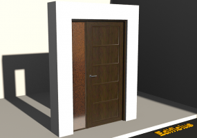 3D Tür/Fenster - Klassisch HE[R] 1DF[T01]+1SL