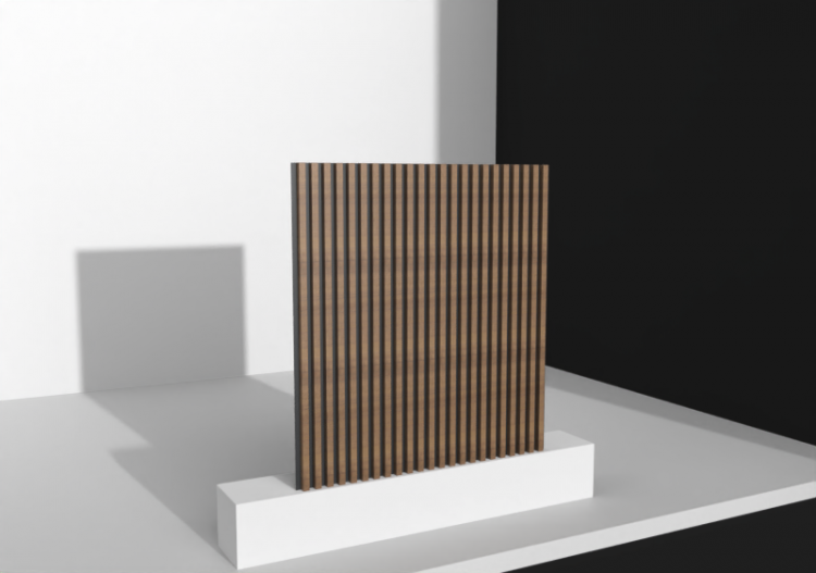 3D Paneel - Rivestimento in doghe di legno CON Pannello di...