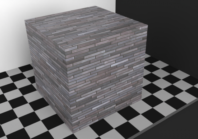 Texturen Vollziegel - Obsidian Shadow - ACCA software