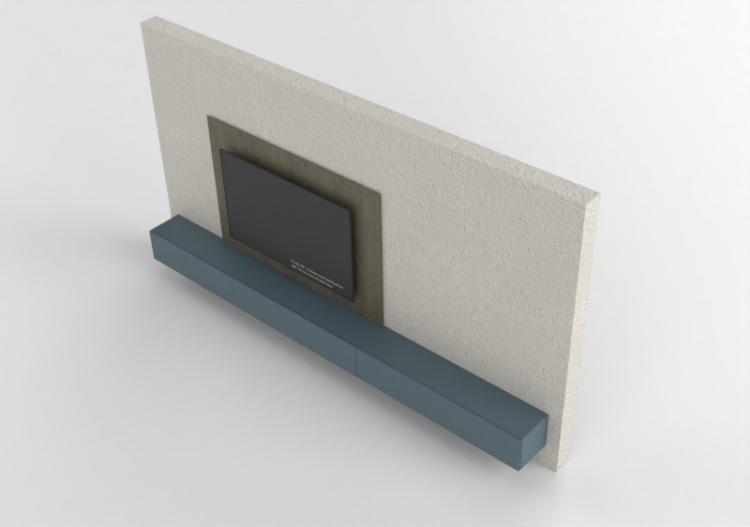 Pareti attrezzate 3D - parete attrezzata LAGO_2664 - ACCA...
