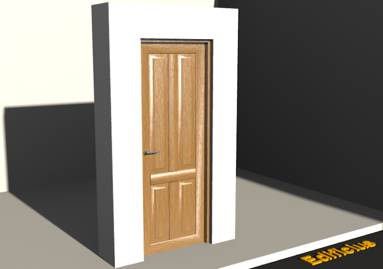Menuiseries 3D - Corniche P[R] 1VB[4P] - ACCA software