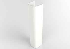 配饰 - Coluna para pia de banheiro - Geberit - Geberit Selnova Square - 500.342.01.1