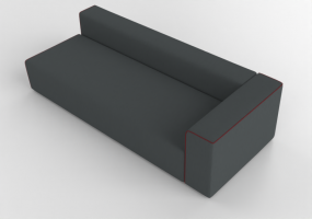 Chairs and Sofas 3D - Sofá em tecido - Cappellini - Panda Sofa - PALR22AC