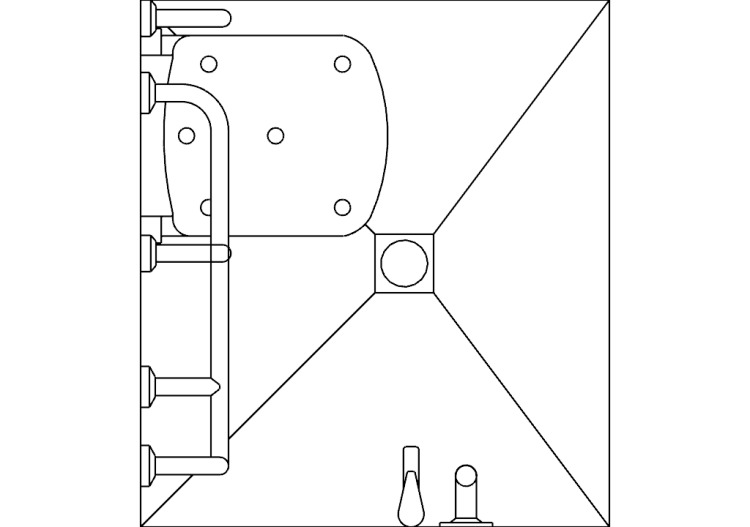 Blocs DWG - Piatto doccia L. 13 - ACCA software