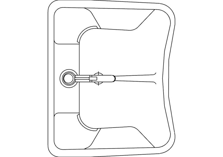 Blocchi DWG - Lavabo sospeso - ACCA software