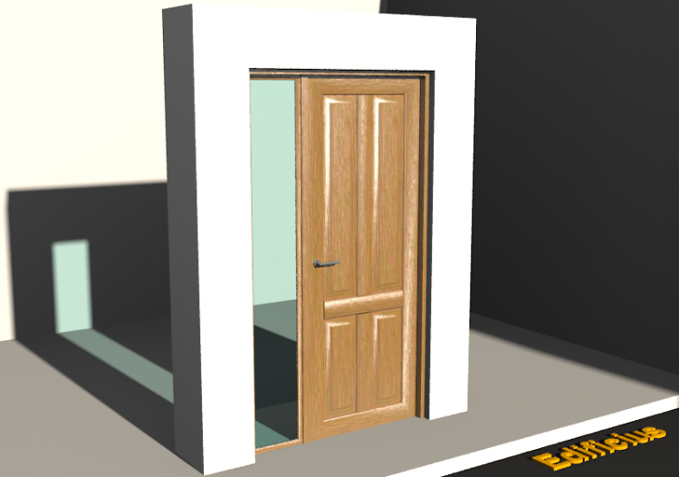 Carpinterías 3D - Cornisa P[R] 1HB[4P]+1LUZLAT - ACCA...