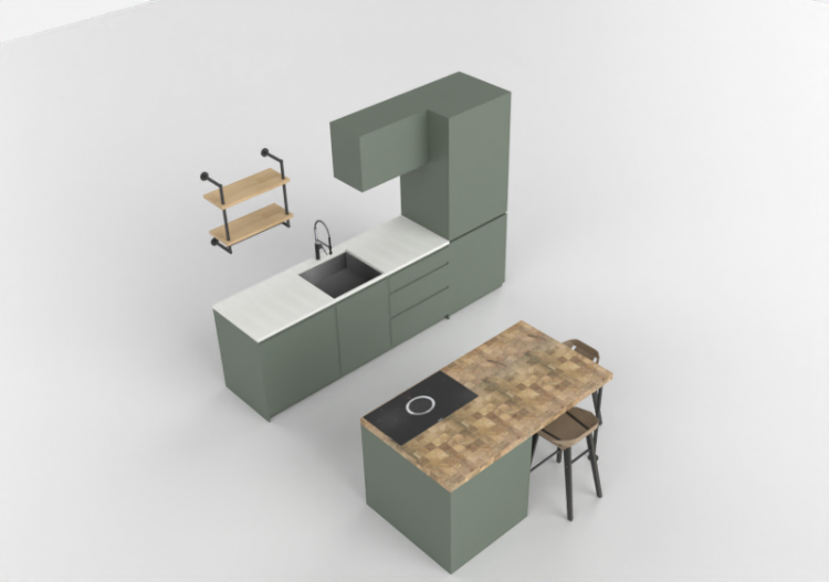Cozinhas 3D - cucina completa - ACCA software