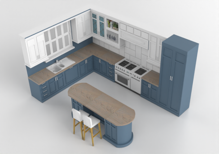 Cozinhas 3D - Cucina completa - ACCA software