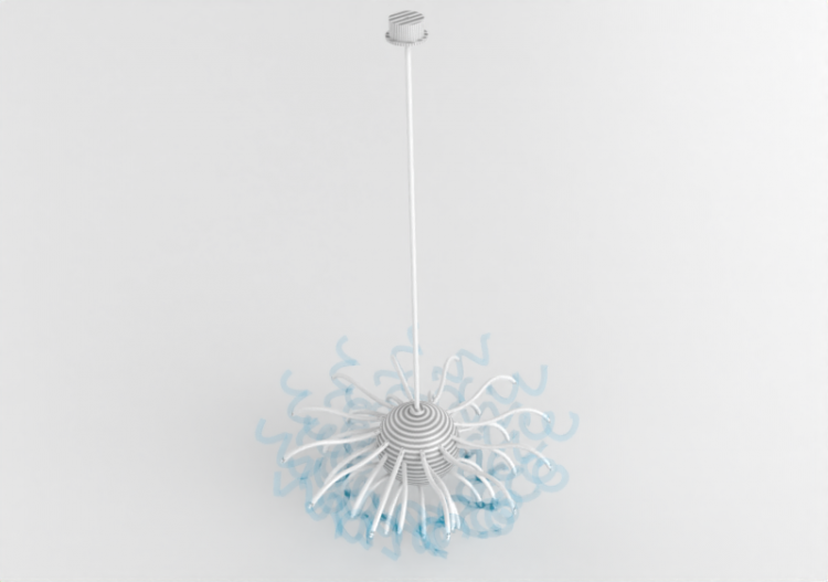 Lampada da soffitto 3D - Lampadario - ACCA software