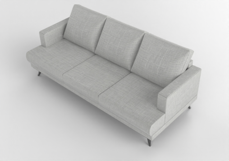 Chairs and Sofas 3D - Divano tre posti - ACCA software