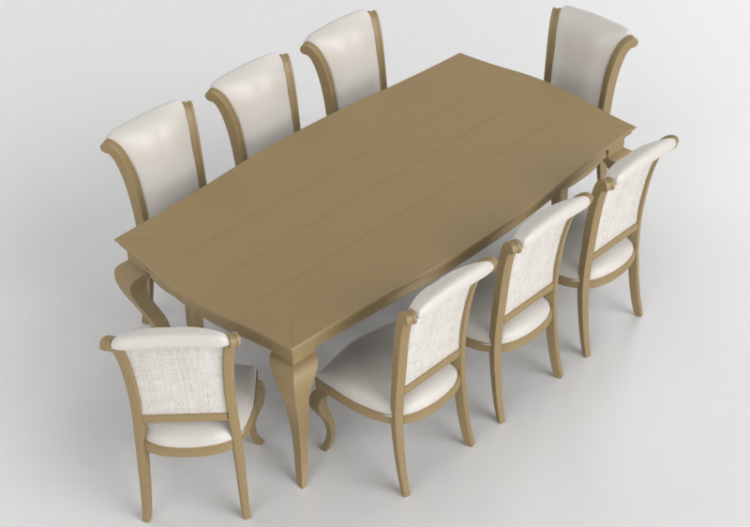Mesas 3D - Tavolo + Sedie - ACCA software