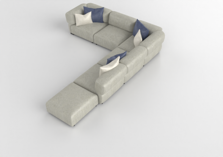 Chairs and Sofas 3D - Divano angolare - ACCA software