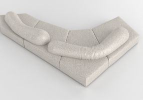 Chairs and Sofas 3D - Divano angolare