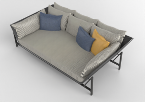 Chairs and Sofas 3D - Divano tre posti