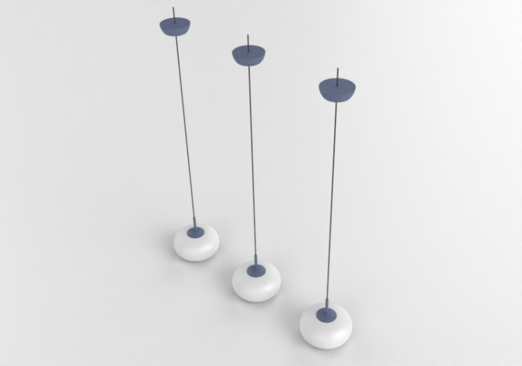 Lampada da soffitto 3D - Lampadario - ACCA software