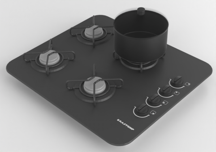 Acessórios 3D - Piano cottura / Fornelli - ACCA software