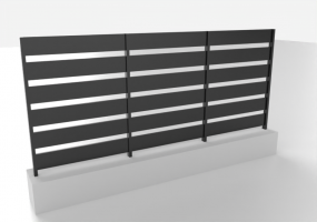 Vallado 3D - Recinzione a pannelli H 120