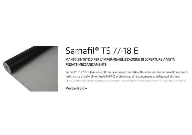 SARNAFIL TS77-18 E - ACCA software