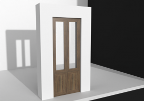 Esquadria 3D - PF METALLO, VS, 2AB, TELAIO SP.5 MM