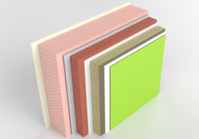 Muratura in blocchi di laterizio 2 strati isolato