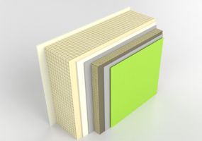 Muratura in blocchi di tufo - ISOLAMENTO ESTERNO -