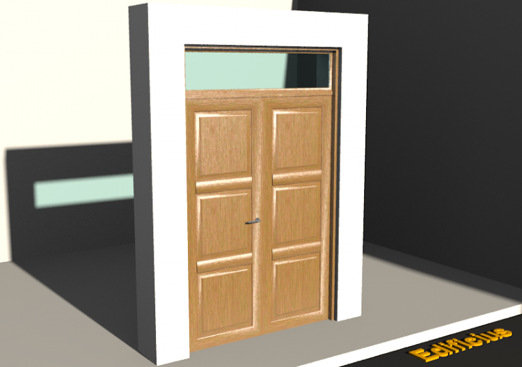 Carpinterías 3D - Cornisa P[R] 2HB_SIM[3P]+1LUZSUP - ACCA...