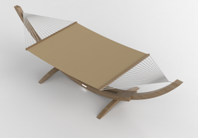 Butacas y Camillas 3D - Amaca in Legno-Tessuto - MCDesign