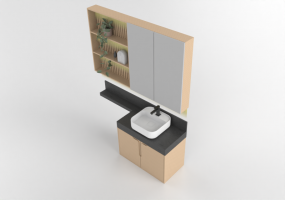 Mobili 3D - Mobile da bagno