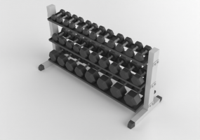 Fitness 3D - Pesi palestra - manubri