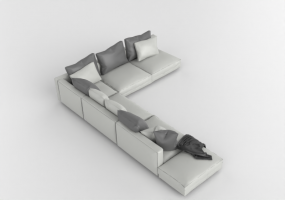 Divani 3D - Divano angolare