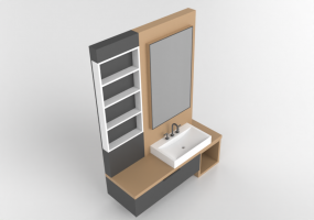 3D M&ouml;bel - Mobile bagno