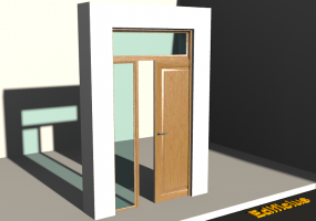 Infissi 3D - Cornice P[R] 1ASS[1P]+1FNCLC+1SPRLC