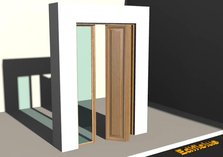 Carpinterías 3D - Cornisa P[R] 1HP[2P]+1LUZLAT - ACCA...
