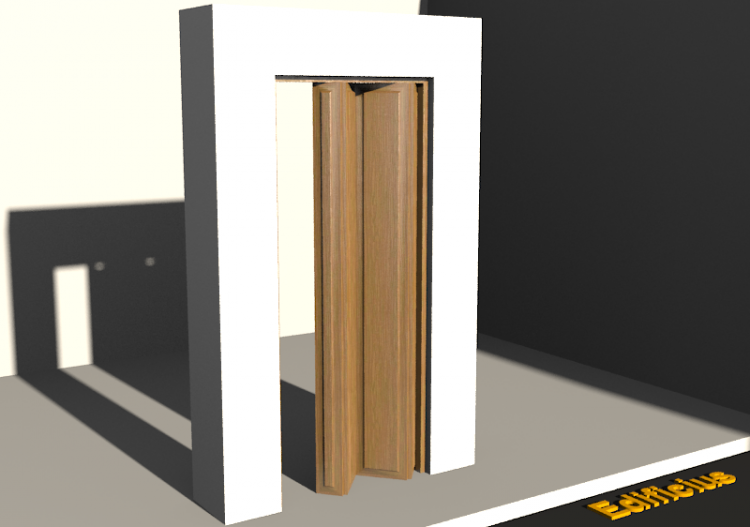 Menuiseries 3D - Corniche P[R] 1BV[4P] - ACCA software