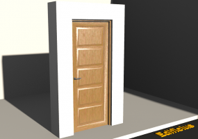 Menuiseries 3D - Corniche I[R] 1VB[T01]